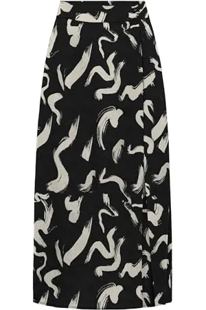 ONLY Damen Onlnova Life Elite Piper Slit Skirt Rock, , L