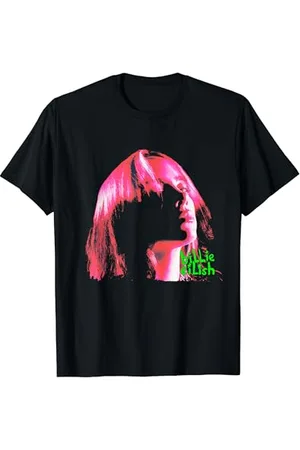 Billie Eilish Offizielles T-Shirt, Unisex-Erwachsene, , S, Kurzarm, Klassische Passform, Musik, T-Shirt