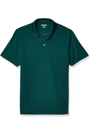 Amazon Herren Golf-Poloshirt, Schnell Trocknend, Schmale Passform, , L