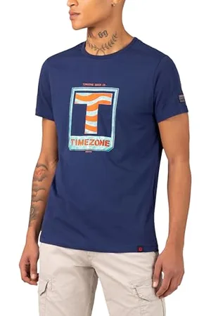 Timezone Herren Aqua T-Shirt, , M EU