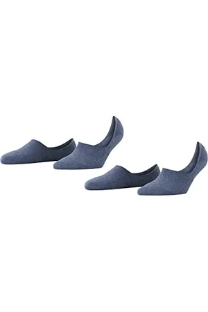 Burlington Damen Füßlinge Everyday Multipack W In Baumwolle unsichtbar einfarbig 2 Paar, , 41-42