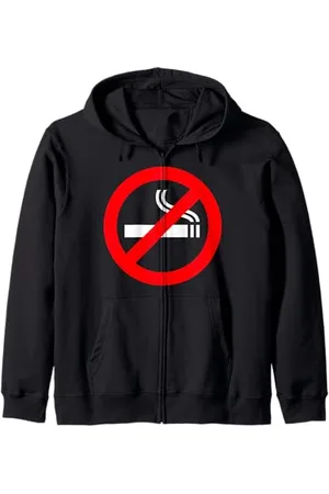 Miftees Schild mit Aufschrift "No Smoking" Kapuzenjacke