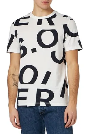 QS by s.Oliver T-Shirt mit Logo Allover Print