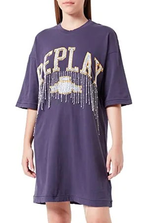 Replay Damen W9757 Lässiges Kleid, , M