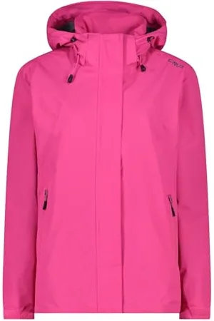 CMP Damen Giacca Da Pioggia Da Donna Con Cappuccio Removibile Regenjacke, , D38