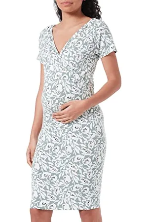 Noppies Damen Dress Bayamo Nursing Short Sleeve All Over Print Kleid, , 38 EU