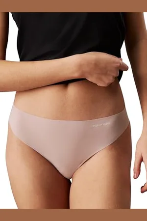 Calvin Klein Damen 3er Pack Strings Thong Unterwäsche, , XL