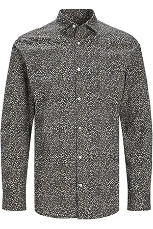 JACK & JONES Herren Jprblablackpool Stretch Shirt Ls Aw23 Sn Poloshirt 12237914 , ,XL