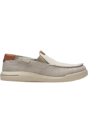 Clarks Herren Driftlite Step Flacher Slipper, Hellgrau Kombi, 42 EU