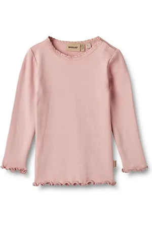 WHEAT Mädchen Rib T-Shirt Langarm Reese Oeko-Tex