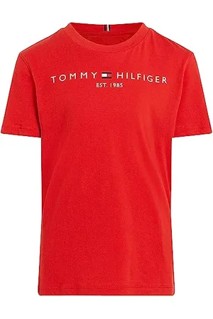 Tommy Hilfiger Kinder Unisex T-Shirt Kurzarm Essential Tee Rundhalsausschnitt, , 9 Monate