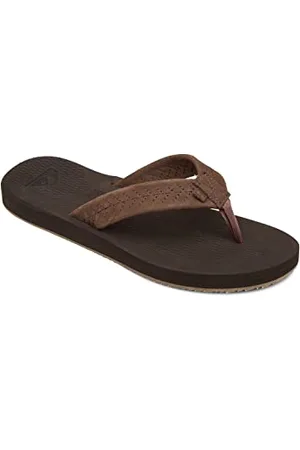 Quiksilver Herren Left Coasta Flip-Flop, Brown/Brown/Brown, 32 EU