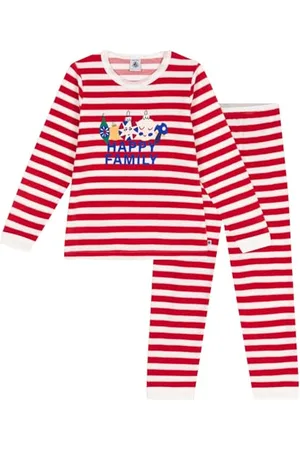 Petit Bateau A0BJ9 Langarm-Pyjama Mädchen 6 Jahre