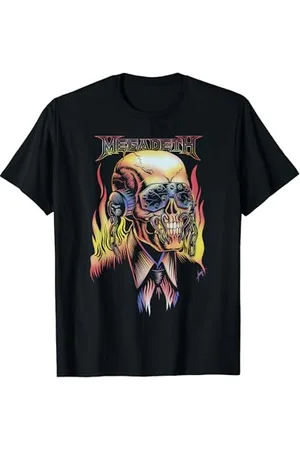 Megadeth Vic Flame ON T-Shirt