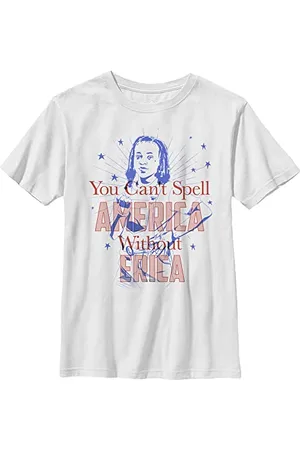 Stranger Things America Erica YTH Crew neck White 128