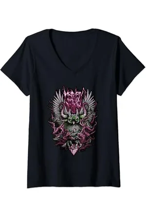 Heaven Shall Burn Damen T-Shirt mit V-Ausschnitt