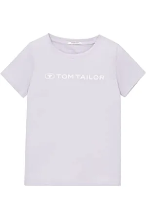 TOM TAILOR Mädchen Kinder T-Shirt mit Print 1033853, Lila, 104-110