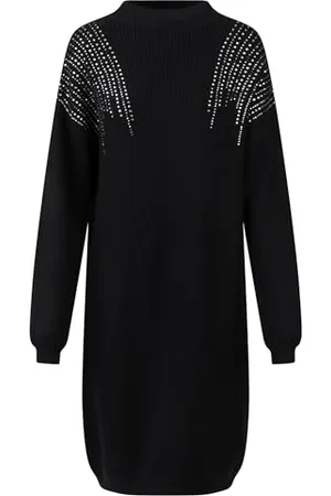 Apart APART Oversized Strickkleid in Halbpatent gestrickt, aus Einer Soften Viskose- Mischung mit Kaschmir, , 44/46