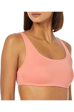Amazon Damen Bauchfreies Schwimmoberteil mit U-Ausschnitt, , 36