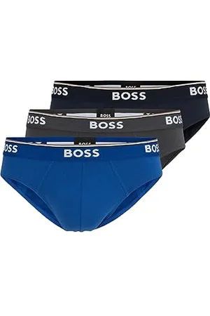 HUGO BOSS Herren 3-Pack Classic Regular Fit Stretch Briefs Slip, , Large (3er Pack)