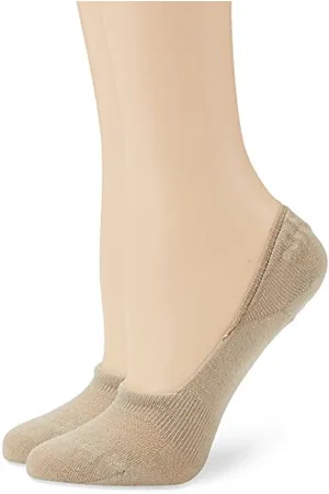 Camano Unisex 2er Pack Füßlinge aus Baumwolle Damen & Herren Zehensocken ohne Rutschen, Gr. 39-42