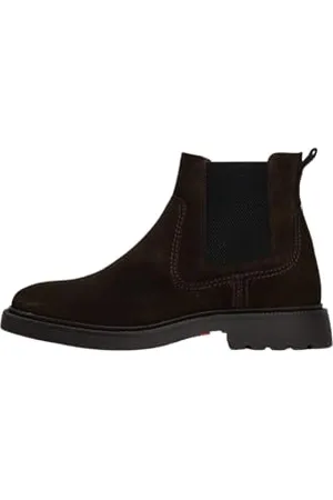 Tommy Hilfiger HILFIGER COMFORT LWT SUEDE CHEL ( Niedrige Stiefel Herren, Braun (Dark Coffee), 40 EU