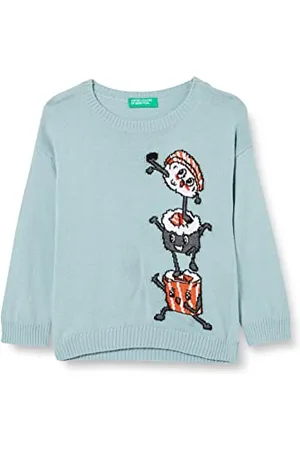Benetton Kinder und Jugendliche T-Shirt G/C M/L 1070h100f Pullover, , 4 Jahre