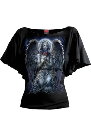 Spiral Grieving Angel Frauen T-Shirt XL 95% Viskose, 5% Elasthan Gothic