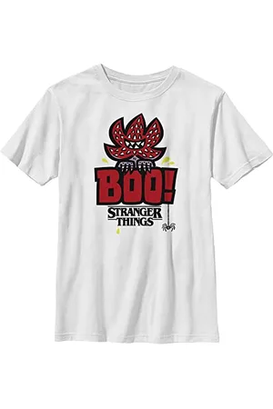 Stranger Things Unisex Kinder Boo Short Sleeve T-shirt, , Einheitsgröße