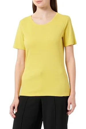QS by s.Oliver Damen T-Shirt Kurzarm Yellow 36