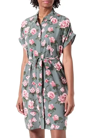 VERO MODA Vmeasy Joy S/S Shirt Dress WVN Ga