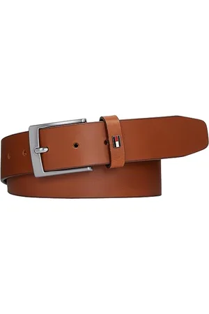 Tommy Hilfiger Herren Gürtel Adan 3,5 cm Ledergürtel, , 80