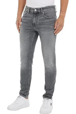 Tommy Hilfiger Herren Jeans Hose Austin Slim Fit, Blau ( Black), 30W/34L