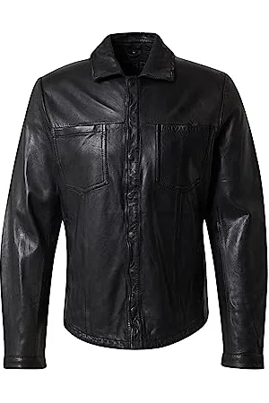 Freaky Nation Herren The Strength-FN Lederjacke, Black, L
