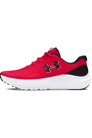 Under Armour Jungen UA BGS Surge 4, Laufschuhe mit reaktionsstarker Stoßdämpfung, Jungen Turnschuhe mit hervorragender Polsterung