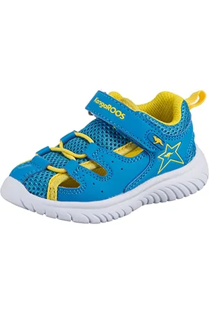 KangaROOS Jungen Unisex Kinder KI-Speedlite EV Sandale, Sky/Lemon Chrome, 24 EU