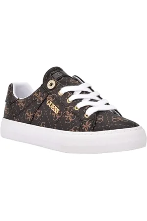 Guess Loven Damen-Sneaker, Brauner , 6.5