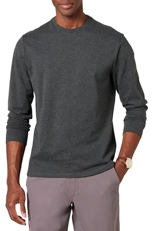 Amazon Herren Langärmeliges T-Shirt, Schmale Passform, , M