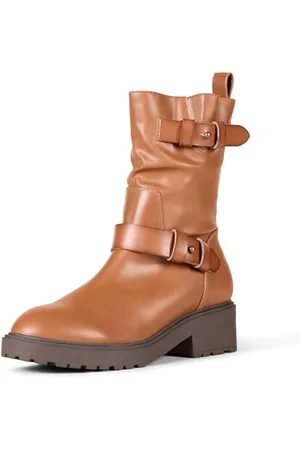 Amazon Damen Verkürzter Bikerstiefel, , 39.5 EU