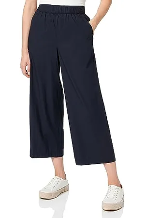 QS by s.Oliver Damen Hose Culotte Blue 34