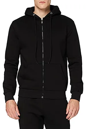 FM London Hoodie für Herren - Superweiche Hoodie mit Reißverschluss mit innerem gebürstetem Fleecefutter - Baumwollreiche, Bequeme Hoodies