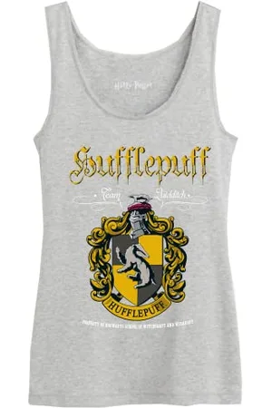 Harry Potter Damen Wohapomtk018 Tanktop, Grau meliert, Large