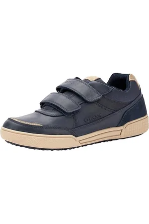 Geox J POSEIDO Boy C Sneaker, Navy/Grey, 24 EU