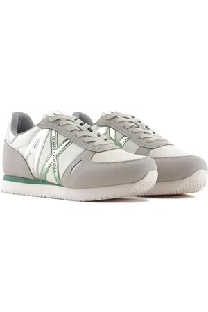 Armani Exchange Female Rio Side Logo, Lace Up Sneaker, Multicolor, 38