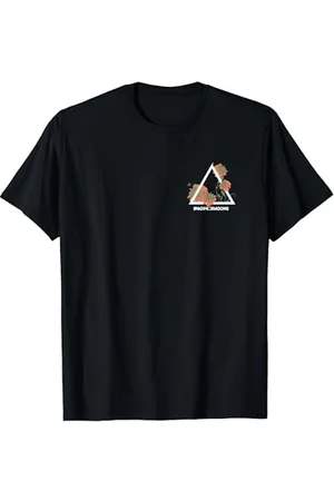 Imagine Dragons Blumenprisma T-Shirt, , S, Kurzarm, Klassische Passform, Unisex-Jugendliche, Unisex, Floral Pattern T-Shirt, T-Shirt