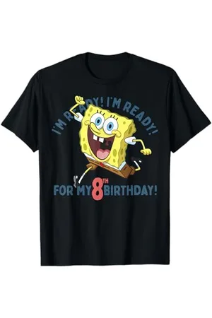 Spongebob Nickelodeon Ready For My 8th Birthday T-Shirt