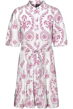 VERO MODA Damen Vmdicthe 2/4 Short Volume Dress WVN Ga Keid, ,L