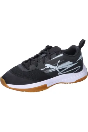 PUMA Varion II Jr Indoor Court Shoe, Black-Cool Light Gray-Gum, 33 EU