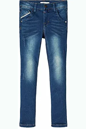 NAME IT Jungen Nkmtheo Dnmclas 2082 Pant Noos Jeans, Medium Blue Denim, 92 EU
