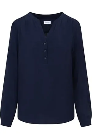 Seidensticker Damen Regular Fit Langarm Bluse, , 34